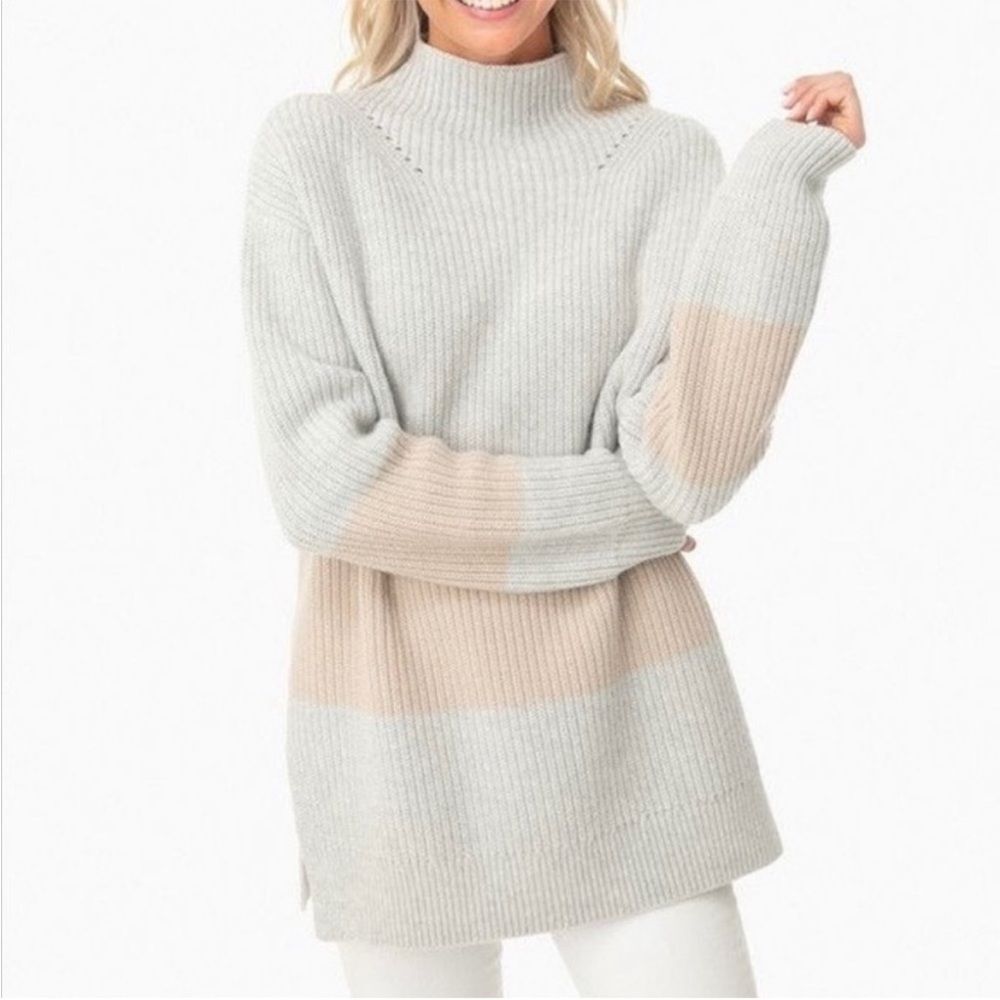 Tuckernuck Heather Broadway‎ Stripe Sweater size xs